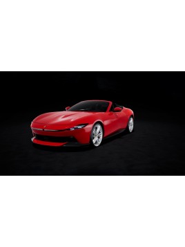 Ferrari Amalfi Spider (Rosso Corsa) 1/18 MR Collection FE051C