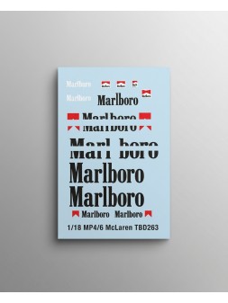 Kalkomanie do McLaren Honda MP4/6 1991 A. Senna – 1/18 AUTOart AUTOart - 1