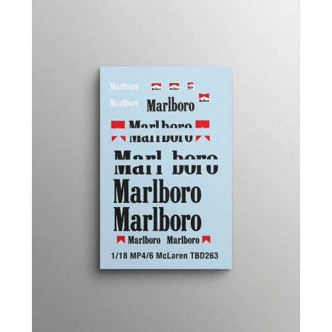 Decals für McLaren Honda MP4/6 1991 A. Senna – 1/18 AUTOart AUTOart - 1