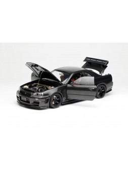 Nissan Skyline GT-R R34 (Carbon) 1/18 Motorhelix Motorhelix - 2