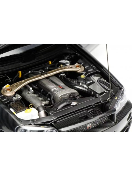 Nissan Skyline GT-R R34 (Carbon) 1/18 Motorhelix Motorhelix - 3