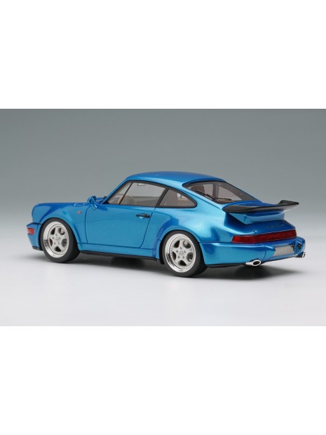 Porsche 911 (964) Turbo 3.6 1993 (Tahoe Blue Metallic) 1/43 Make Up Vision Make Up - 2