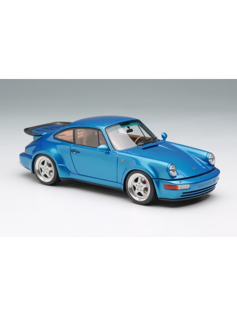 Porsche 911 (964) Turbo 3.6 1993 (Tahoe Blue Metallic) 1/43 Make Up Vision Make Up - 4