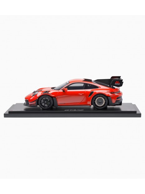 Porsche 911 GT3 RS (992) Manthey Kit (Guards Red) 1/18 Dealer Edition  - 1