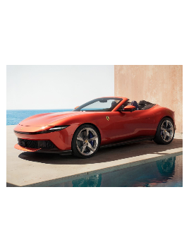 Ferrari Amalfi Spider (Rosso Tramonto) 1/18 BBR BBR Models - 1