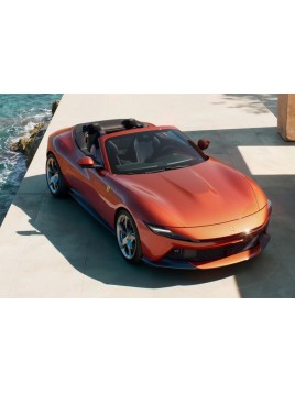 Ferrari Amalfi Spider (Rosso Tramonto) 1/43 BBR BBRC333A