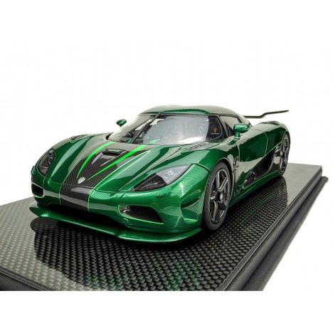 Koenigsegg Agera S (Goblin Green Carbon) 1/18 FrontiArt FrontiArt - 2