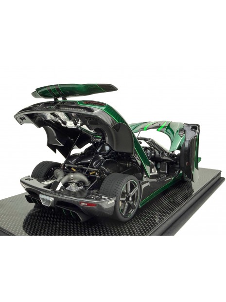 Koenigsegg Agera S (Goblin Green Carbon) 1/18 FrontiArt FrontiArt - 6