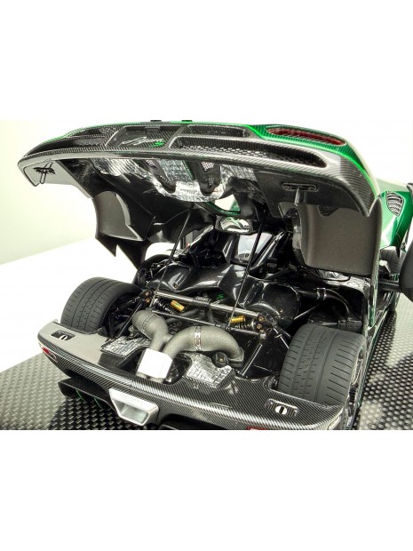 Koenigsegg Agera S (Goblin Green Carbon) 1/18 FrontiArt FrontiArt - 15