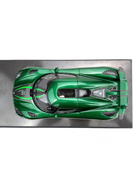 Koenigsegg Agera S (Goblin Green Carbon) 1/18 FrontiArt FrontiArt - 16