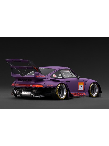 Porsche RWB 993 With Mr. Nakai 1/18 Ignition Model Ignition Model - 4