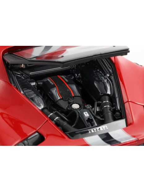 Ferrari 488 Pista (Rosso corsa) 1/18 BBR BBR Models - 6