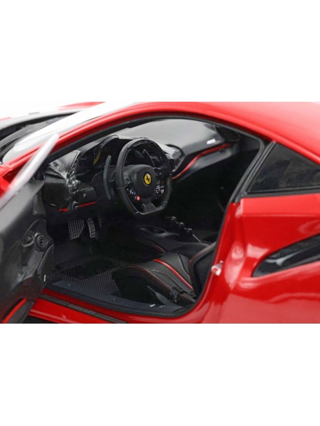 Ferrari 488 Pista (Rosso corsa) 1/18 BBR BBR Models - 7