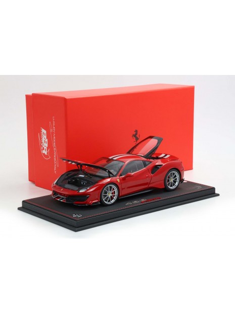 Ferrari 488 Pista (Rosso corsa) 1/18 BBR BBR Models - 9