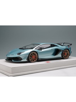 Lamborghini Aventador SVJ 2018 (Azzurro Thetys) 1/18 Make Up Eidolon Make Up - 1