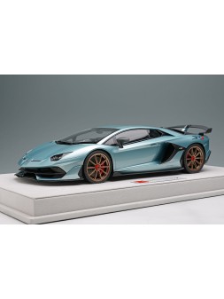 Lamborghini Aventador SVJ 2018 (Azzurro Thetys) 1/18 Make Up Eidolon Make Up - 1