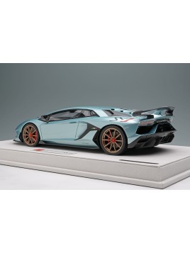 Lamborghini Aventador SVJ 2018 (Azzurro Thetys) 1/18 Make Up Eidolon Make Up - 2