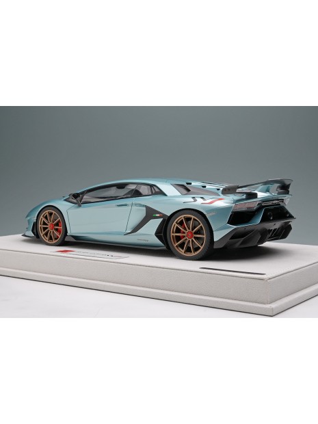 Lamborghini Aventador SVJ 2018 (Azzurro Thetys) 1/18 Make Up Eidolon Make Up - 2