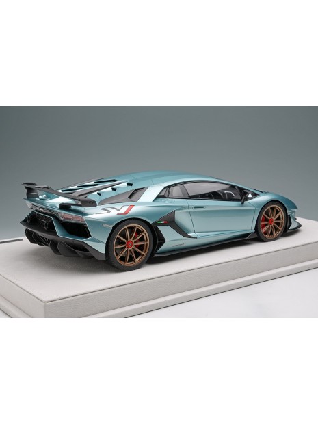 Lamborghini Aventador SVJ 2018 (Azzurro Thetys) 1/18 Make Up Eidolon Make Up - 3