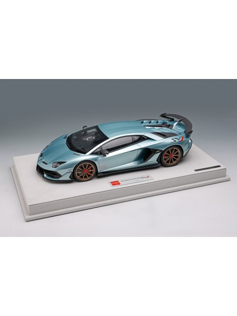 Lamborghini Aventador SVJ 2018 (Azzurro Thetys) 1/18 Make Up Eidolon Make Up - 7