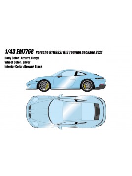 Porsche 911(992) GT3 Touring Package 2021 1/43 Make Up Make Up - 1
