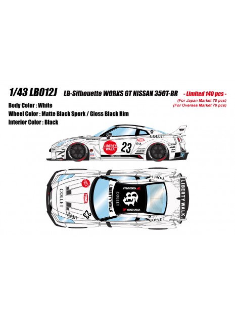 LB-Silhouette WORKS GT 35GT-RR 1/43 Make Up Eidolon Make Up - 1