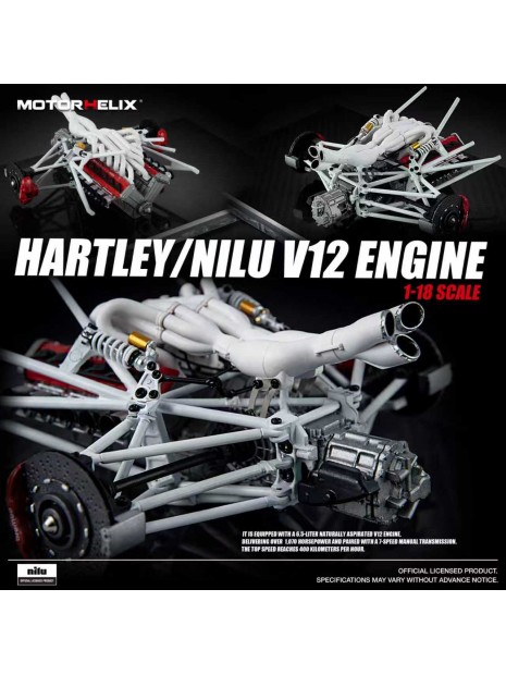 Silnik Hartley V12 (Nilu27) 1/18 Motorhelix Motorhelix - 1