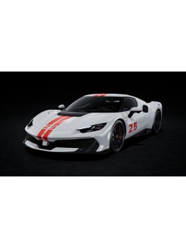 Ferrari 296 Speciale (Bianco Artico) 1/12 Looksmart Looksmart - 1