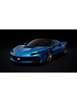 Ferrari 296 Speciale A (Blu Corsa) 1/12 Looksmart Looksmart - 1