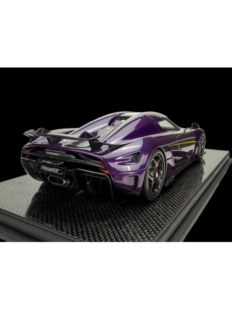 Koenigsegg Regera KAQ (Purple Carbon) 1/18 FrontiArt FrontiArt - 2
