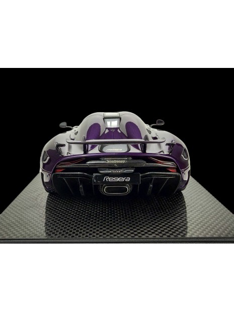 Koenigsegg Regera KAQ (Purple Carbon) 1/18 FrontiArt FrontiArt - 4