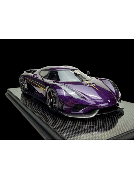 Koenigsegg Regera KAQ (Purple Carbon) 1/18 FrontiArt FrontiArt - 5