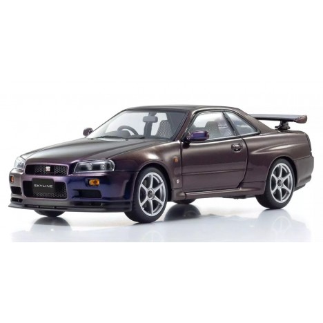 Nissan Skyline R34 GT-R V-Spec (Midnight Purple III) 1/43 Kyosho Kyosho - 1