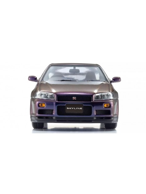 Nissan Skyline R34 GT-R V-Spec (Midnight Purple III) 1/43 Kyosho Kyosho - 4