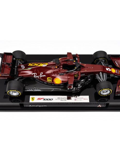 Ferrari SF1000 - 1000. GP - Sebastian Vettel - 1/18 Amalgam Amalgam Collection - 7