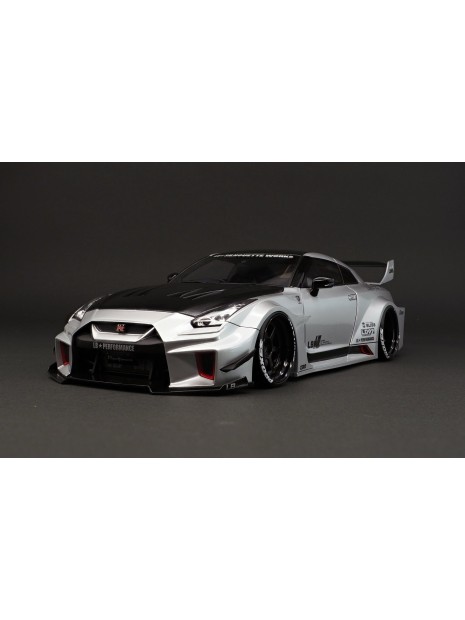 LB-Silhouette Works GT Nissan 35GT-RR (Silver) 1/18 Ignition Model