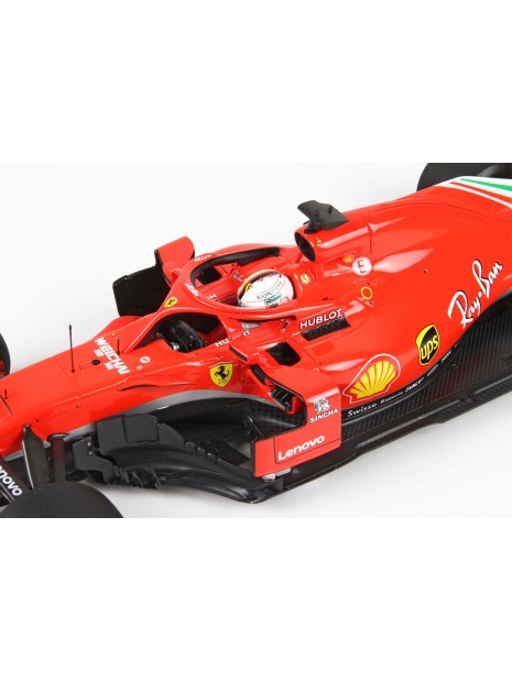 Formula 1 Ferrari SF71-H GP Canada 2018 S. Vettel 1/18 BBR Modelli BBR - 6